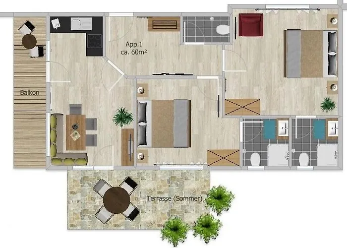 Lägenhet Haus Gumpold 2 *